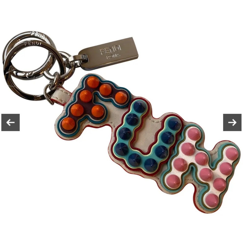 NWT Fendi Keychain “FUN” 100% Authentic